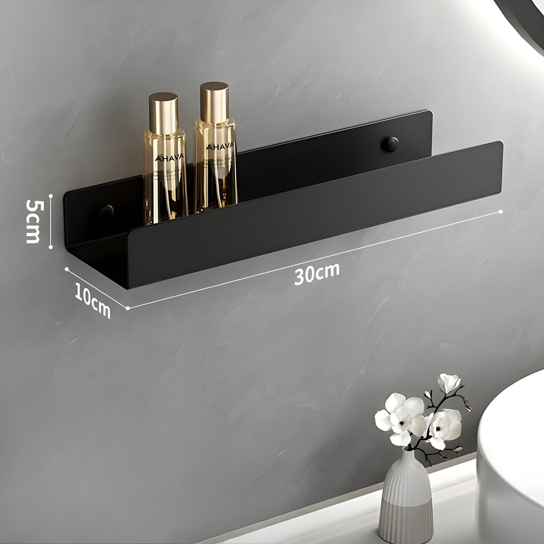 Stornfieldack Bathroom Shelf – Modern Design with Towel Bar | Practical Storage for the Bathroom | Stornfield
