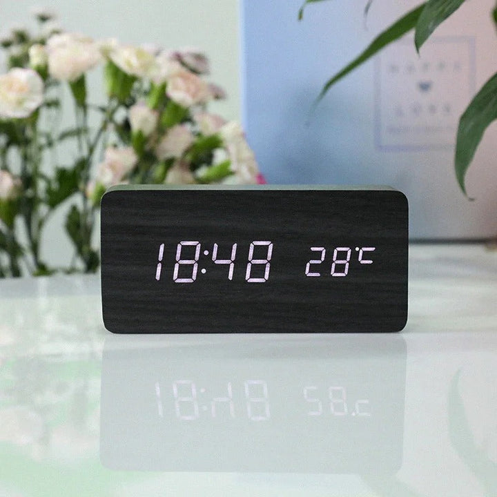 Stornfield | Minimalist LED Watch | Wood