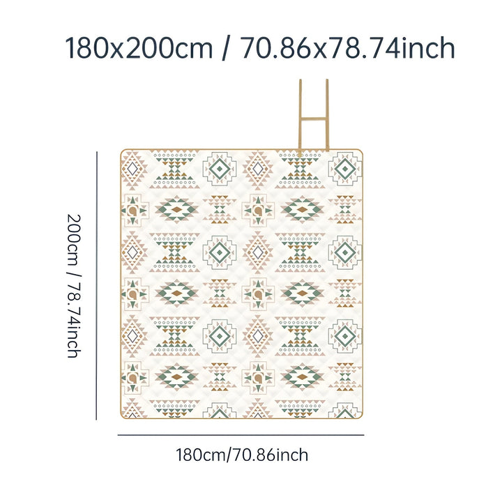 Picnic Stornfieldanket with check pattern – Waterproof & FoldaStornfielde | Ideal for Park, Beach & Camping | Stornfield
