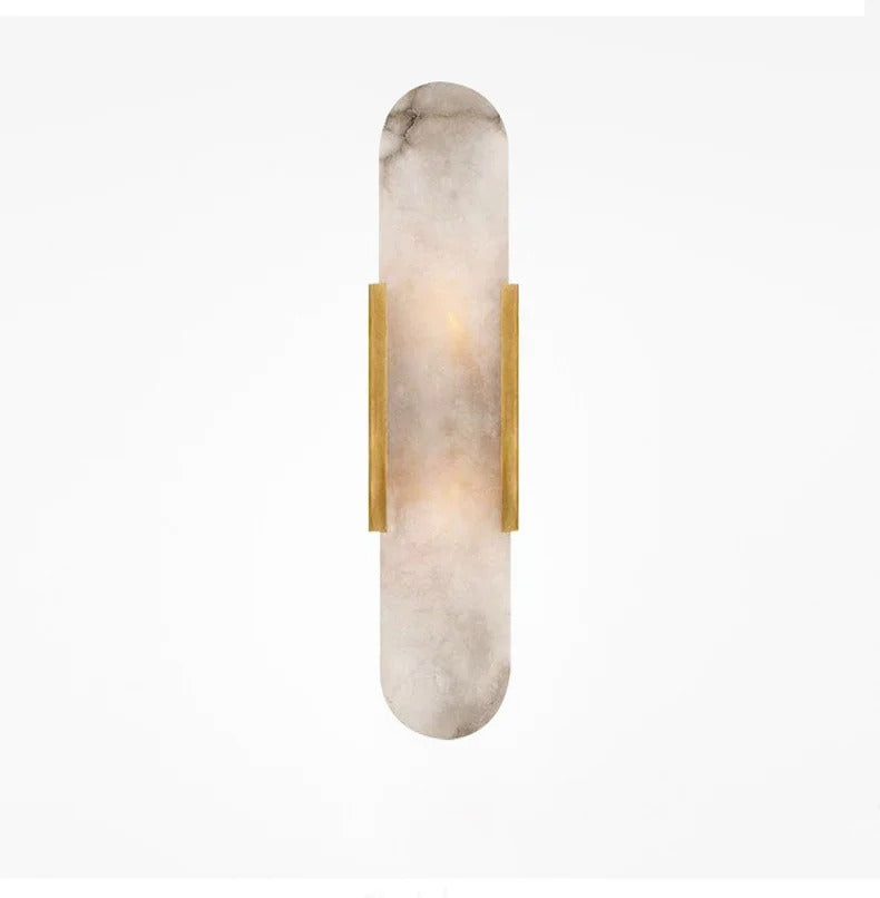 Modern Marble Bedside Sconce Light - Elegant Wall Fixture | Stornfield