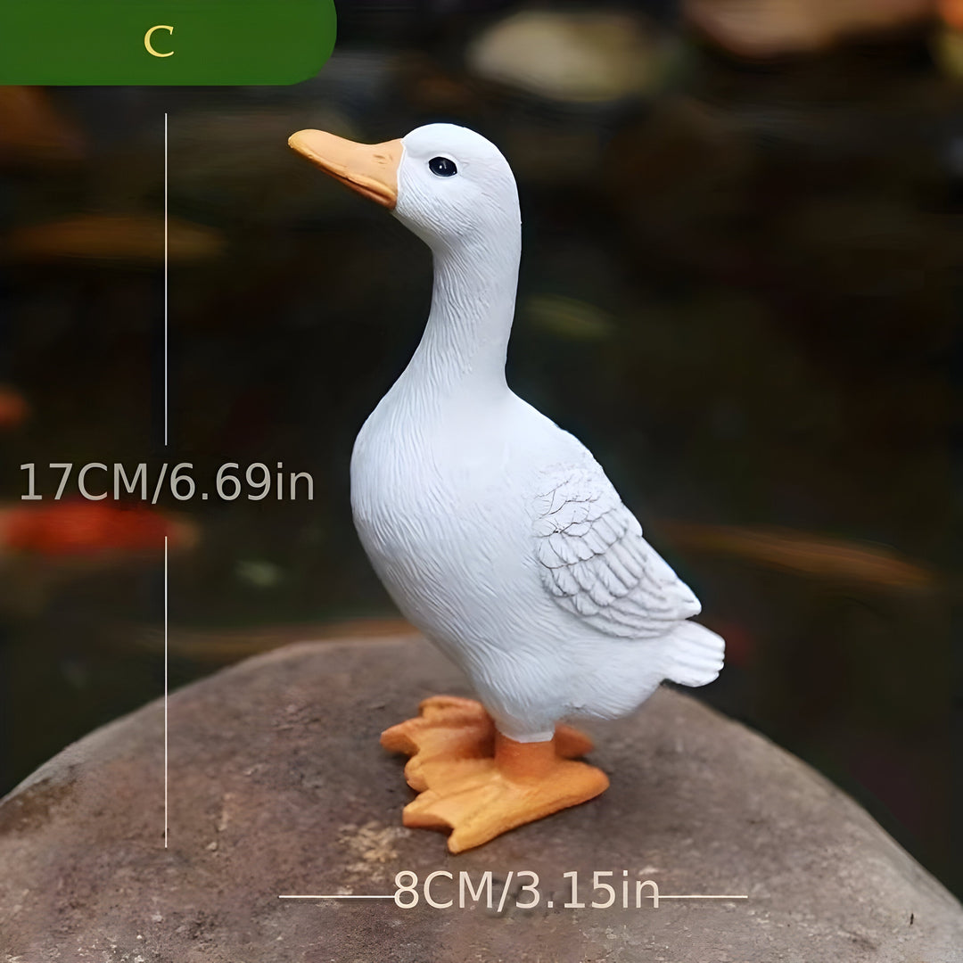 PuddlePals Sculpture – Farmhouse Style Duck & Goose Figure | Stornfield