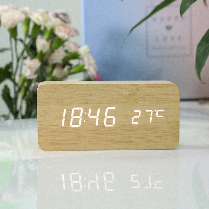 Stornfield | Minimalist LED Watch | Wood