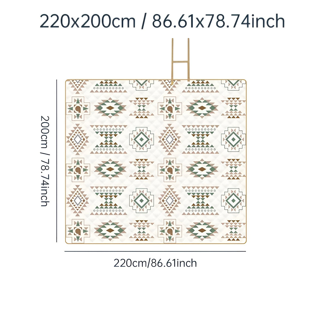 Picnic Stornfieldanket with check pattern – Waterproof & FoldaStornfielde | Ideal for Park, Beach & Camping | Stornfield