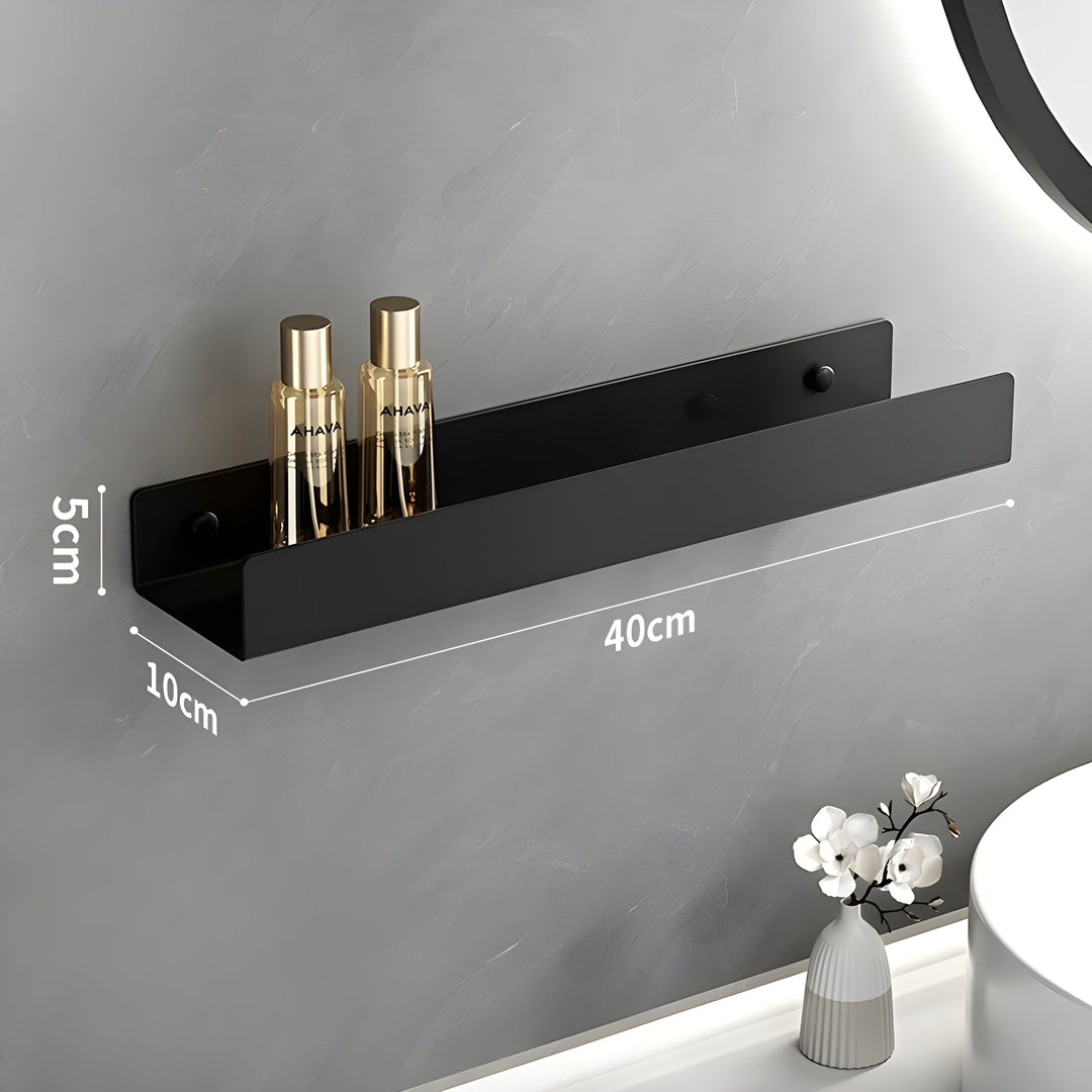 Stornfieldack Bathroom Shelf – Modern Design with Towel Bar | Practical Storage for the Bathroom | Stornfield