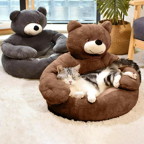 Winter Plush Pet Bed for Dogs and Cats Stornfield