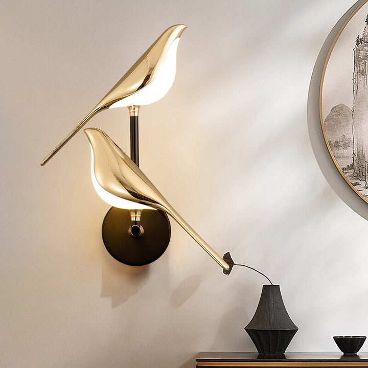 VogelLicht - Unique Artistic Wall Lamp in Bird Shape, LED Lighting for Modern Interiors | Stornfield