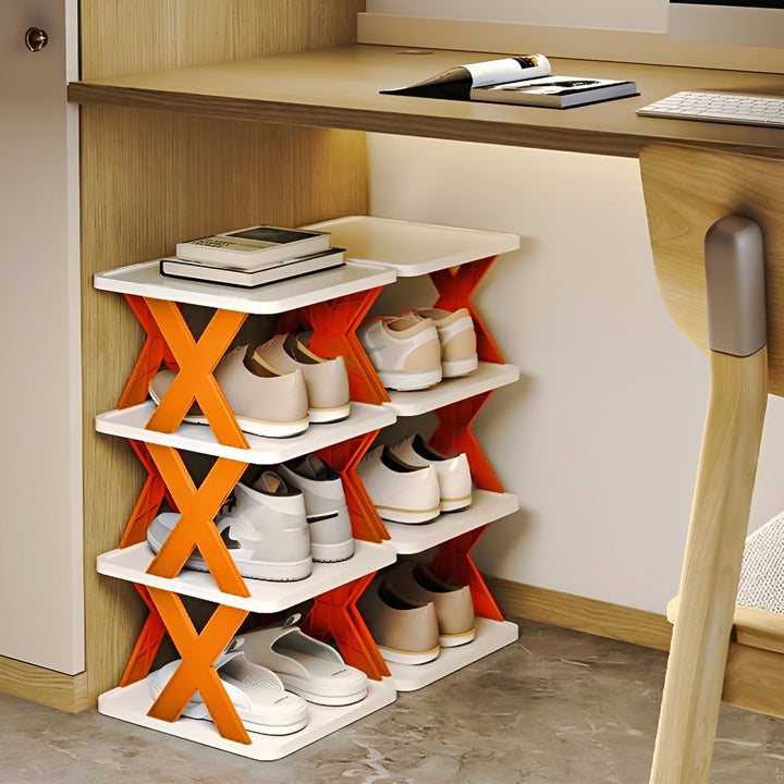 Multifunctional and Foldable Shoe Rack - SpaceSaver | Stornfield