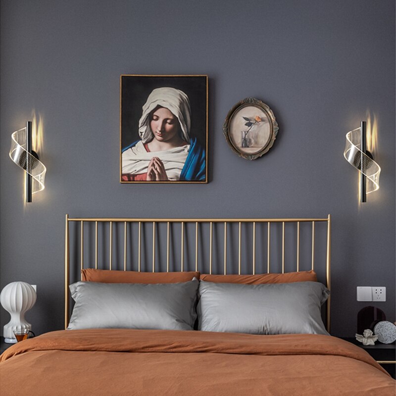 Stornfield | Luxury Glass Wall Light with Candle Holder