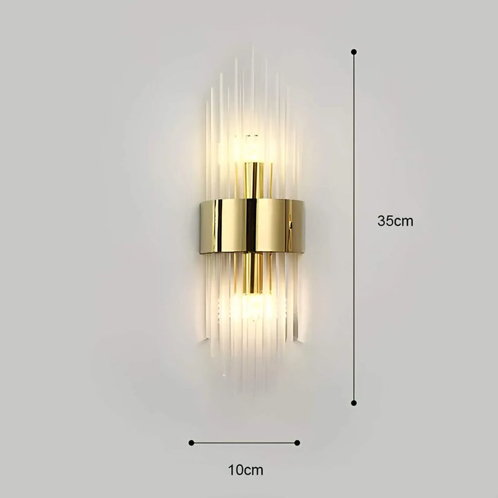 Stornfield | Wall lamp with crystal decoration
