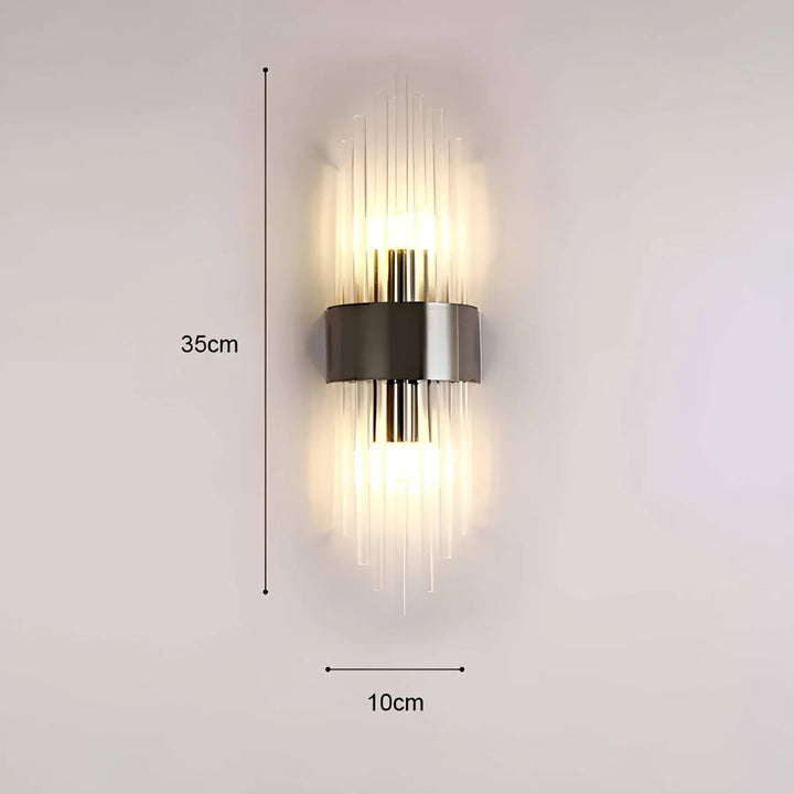 Stornfield | Wall lamp with crystal decoration
