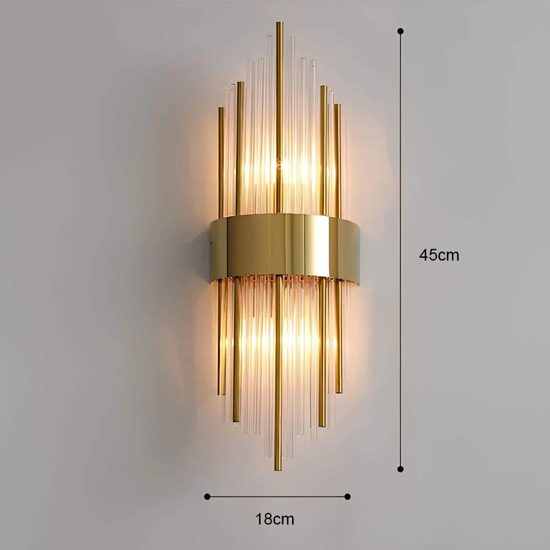 Stornfield | Wall lamp with crystal decoration
