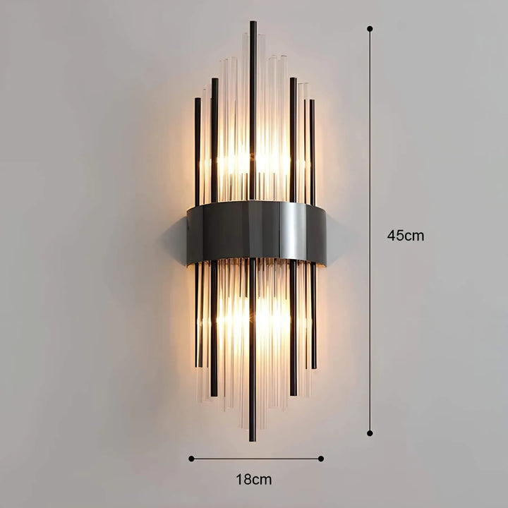 Stornfield | Wall lamp with crystal decoration