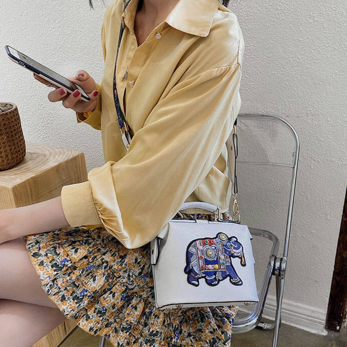 Embroidered Mandala Shoulder Bag – Lightweight Multi-Use Bohemian Design | Stornfield
