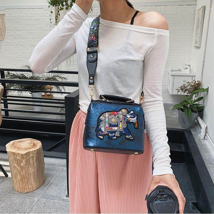 Embroidered Mandala Shoulder Bag – Lightweight Multi-Use Bohemian Design | Stornfield