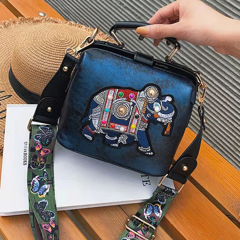 Embroidered Mandala Shoulder Bag – Lightweight Multi-Use Bohemian Design | Stornfield