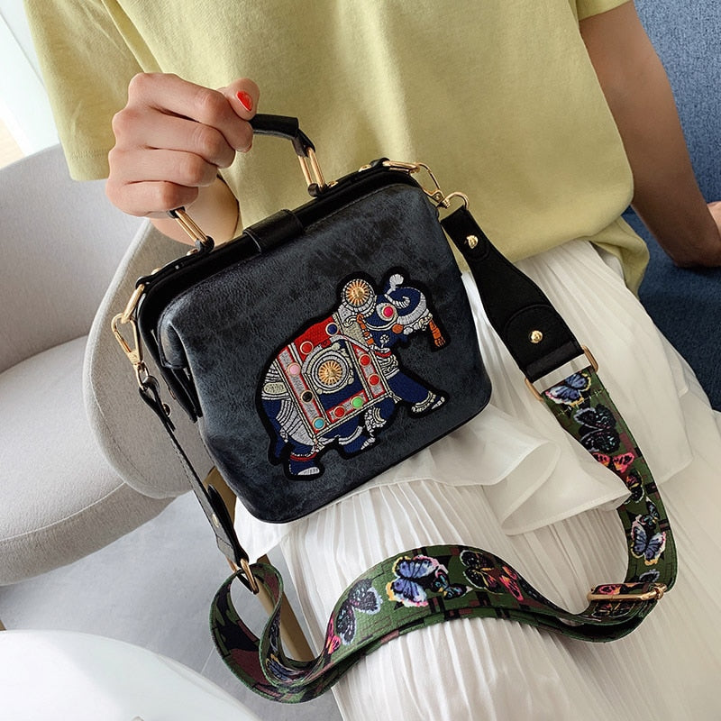 Embroidered Mandala Shoulder Bag – Lightweight Multi-Use Bohemian Design | Stornfield