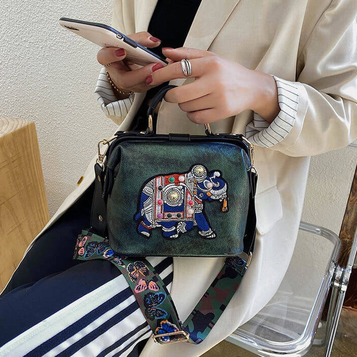 Embroidered Mandala Shoulder Bag – Lightweight Multi-Use Bohemian Design | Stornfield