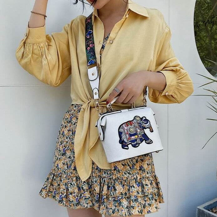 Embroidered Mandala Shoulder Bag – Lightweight Multi-Use Bohemian Design | Stornfield