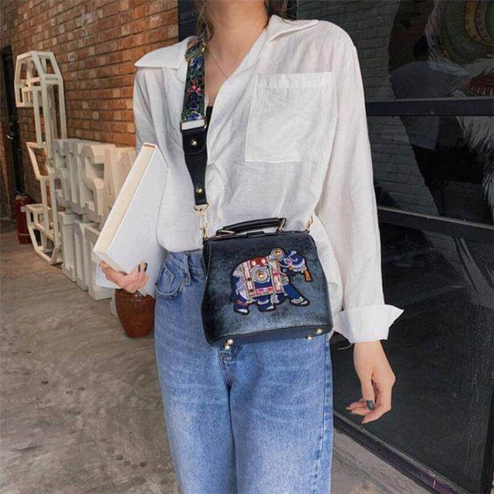 Embroidered Mandala Shoulder Bag – Lightweight Multi-Use Bohemian Design | Stornfield