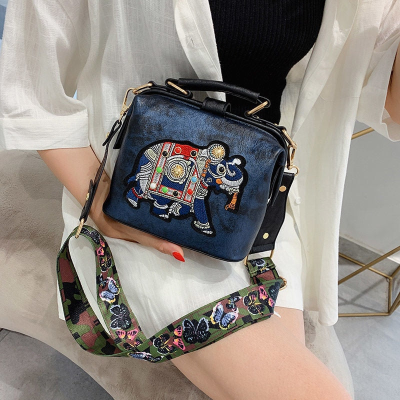 Embroidered Mandala Shoulder Bag – Lightweight Multi-Use Bohemian Design | Stornfield