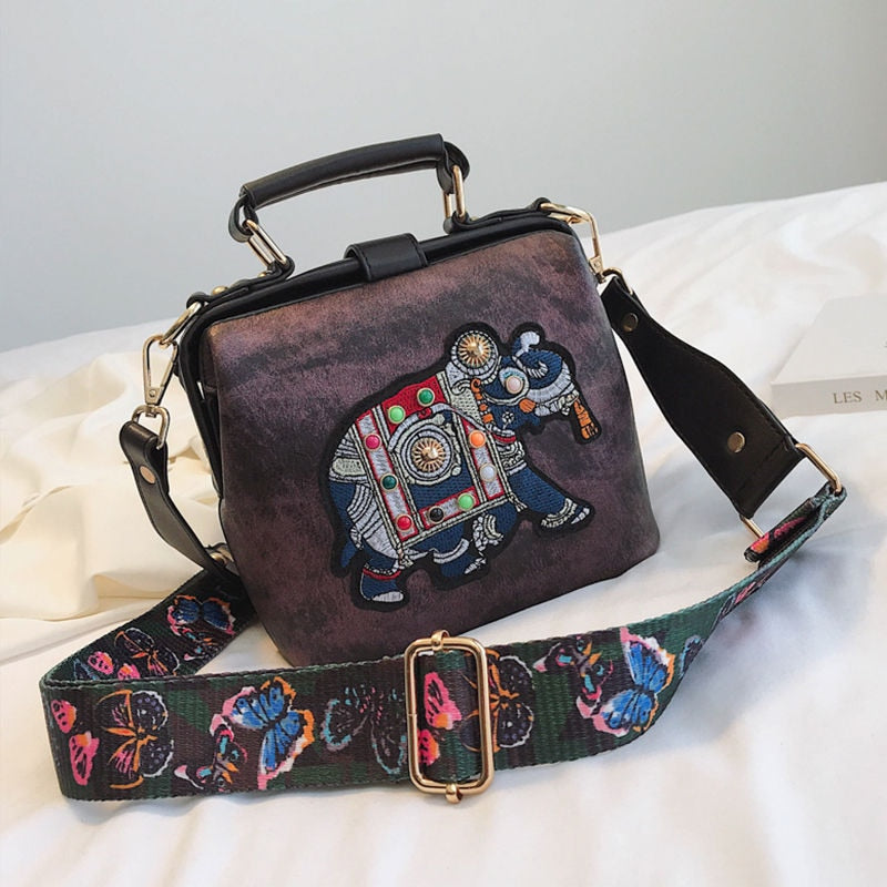 Embroidered Mandala Shoulder Bag – Lightweight Multi-Use Bohemian Design | Stornfield