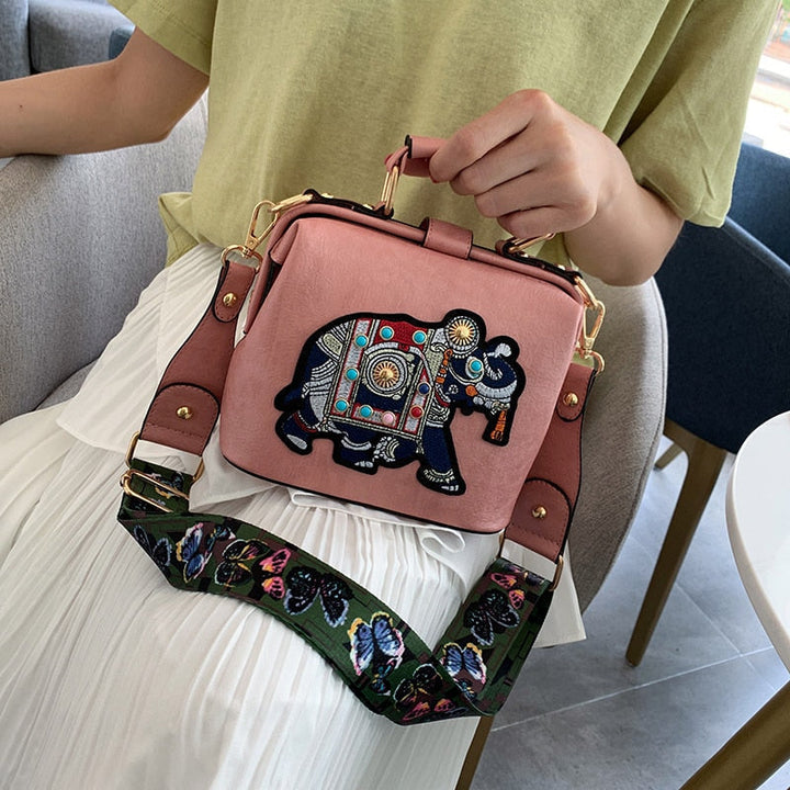 Embroidered Mandala Shoulder Bag – Lightweight Multi-Use Bohemian Design | Stornfield