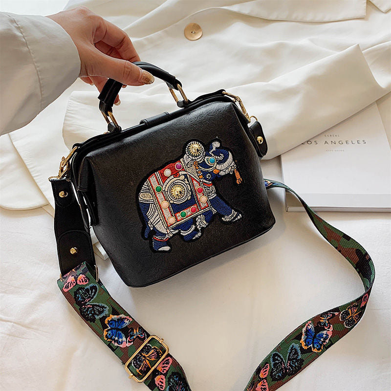 Embroidered Mandala Shoulder Bag – Lightweight Multi-Use Bohemian Design | Stornfield