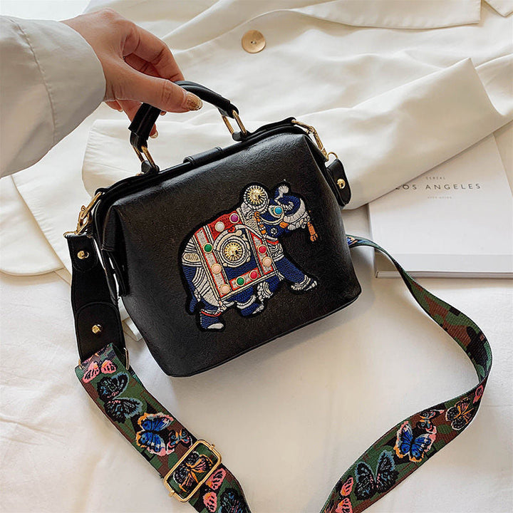 Embroidered Mandala Shoulder Bag – Lightweight Multi-Use Bohemian Design | Stornfield