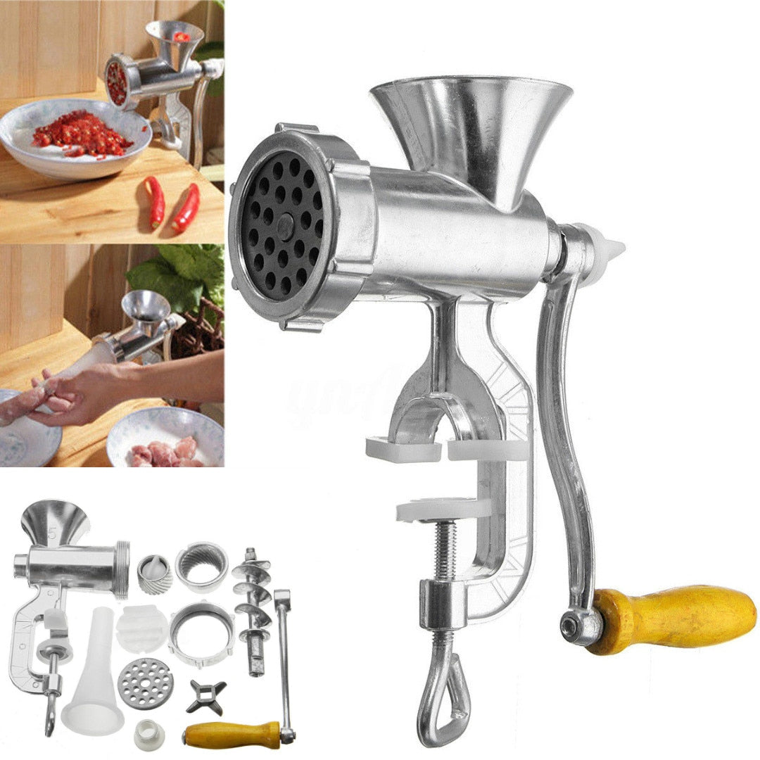 Manual Aluminum Alloy Meat Grinder Sausage Maker Grinder | Stornfield