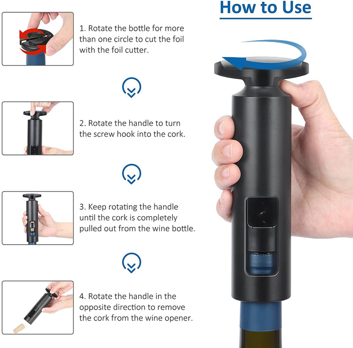 Manual Bottle Opener Wine Opener Multifunction Portable Corkscrew | Stornfield