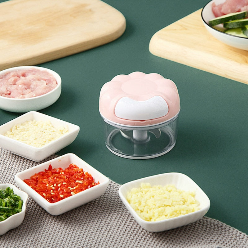 Manual Garlic Press Multi-function Garlic Grinding Chopper Meat Cutter | Stornfield