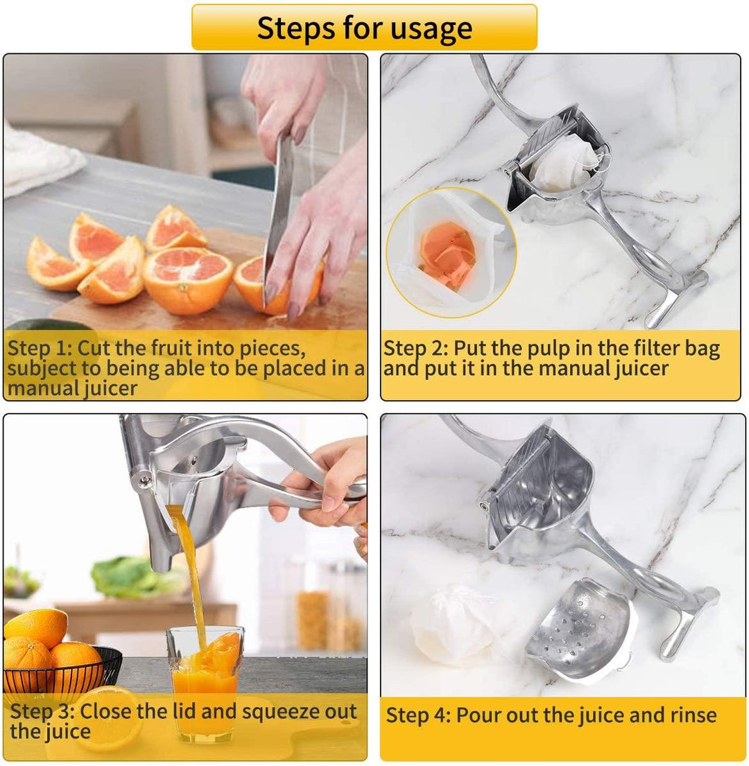 Manual Juice Squeezer Hand Pressure Juicer Kitchen Fruit Tool | Stornfield