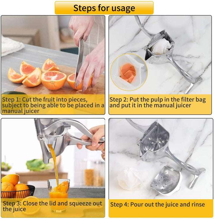Manual Juice Squeezer Hand Pressure Juicer Kitchen Fruit Tool | Stornfield