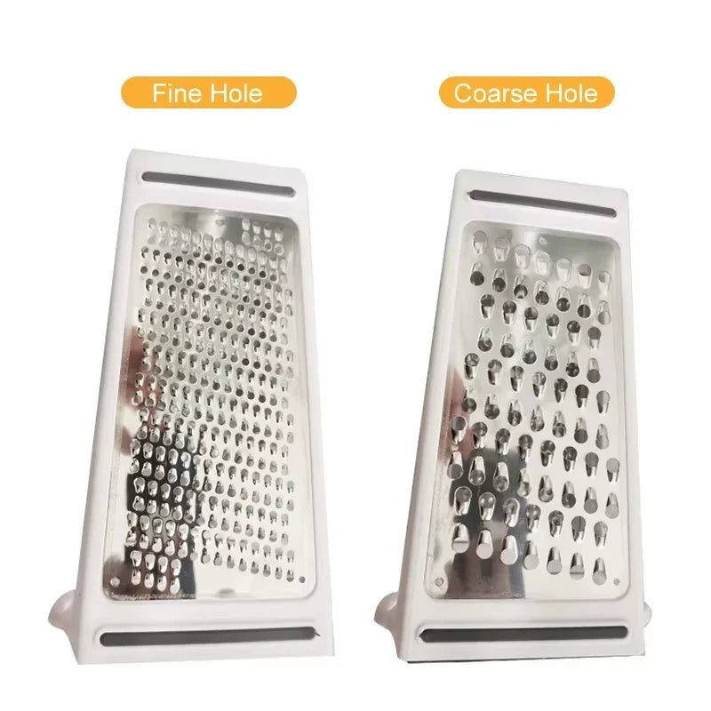 Stainless Steel Manual Multifunction Grater with Double-Sided Blade | Stornfield