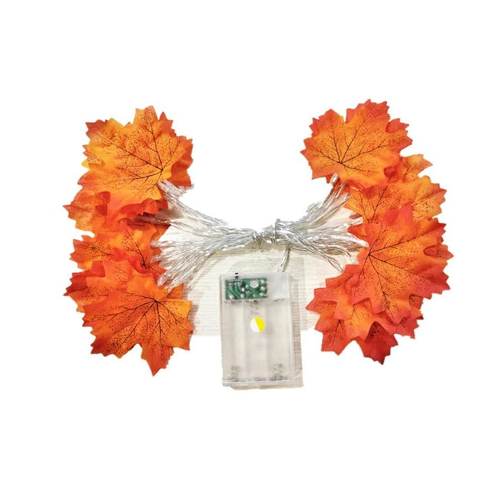 Stornfield | Lumières à guirlande en feuilles d'érable d'automne