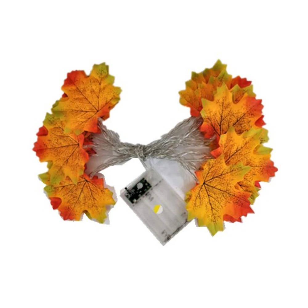 Stornfield | Lumières à guirlande en feuilles d'érable d'automne
