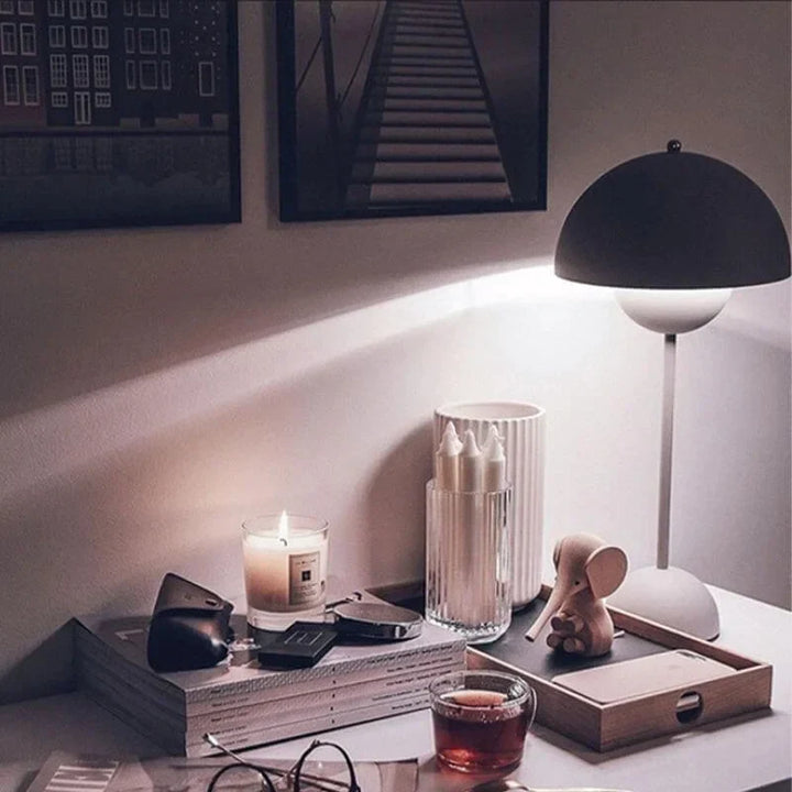 Stornfield | Modern Table Lamp - USB Warning