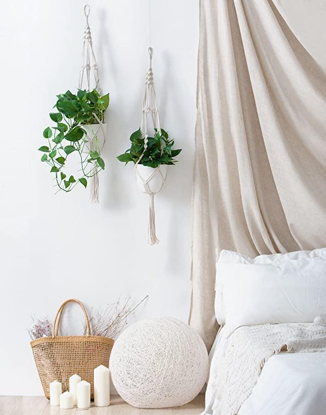 Stornfield | Handmade Boho Macrame Plant Hanger Set of 4