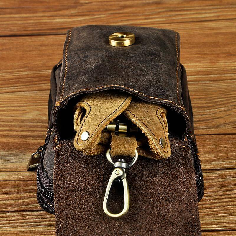Stornfield | Men's Premium Leather Waist Bag