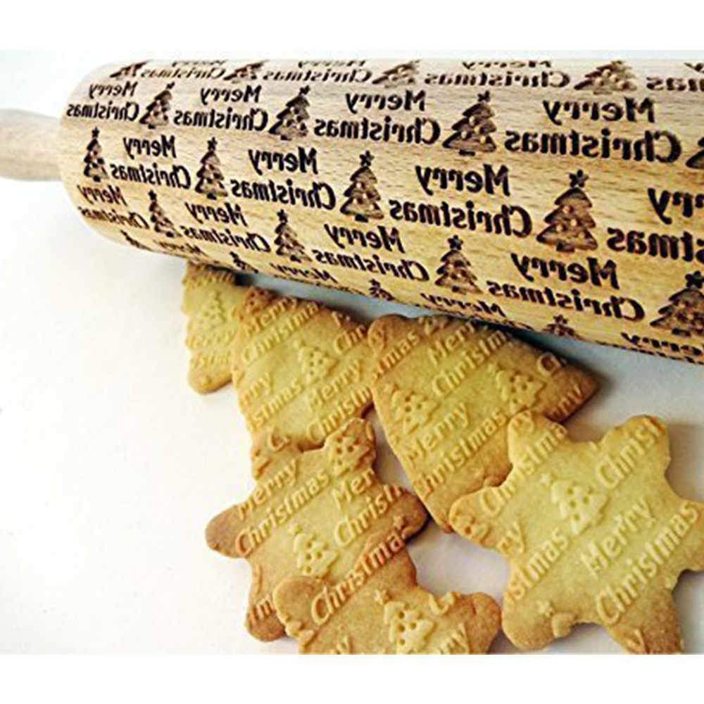 Christmas Embossing Rolling Pin | Stornfield
