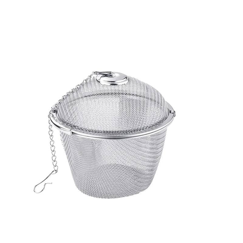 Mesh Tea Ball Infuser with Locking Chain Stainless Steel Spice Strainer | Stornfield