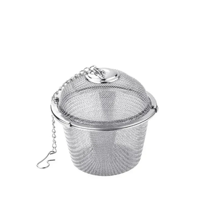 Mesh Tea Ball Infuser with Locking Chain Stainless Steel Spice Strainer | Stornfield