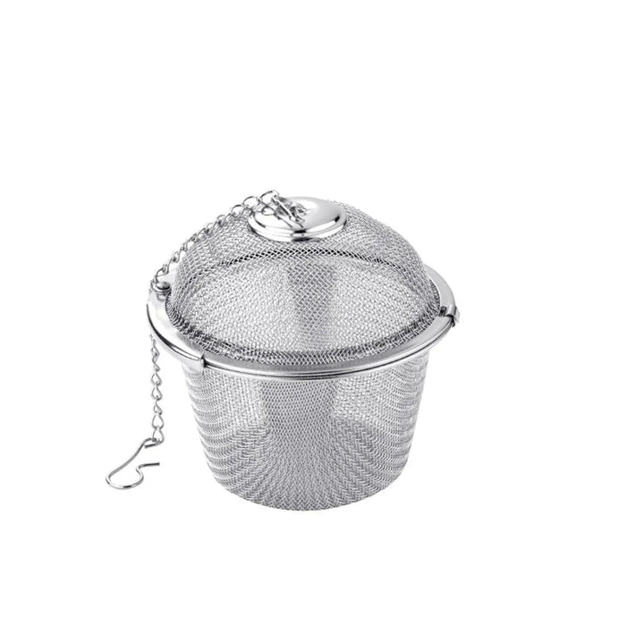 Mesh Tea Ball Infuser with Locking Chain Stainless Steel Spice Strainer | Stornfield