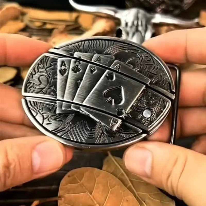 Stornfield | Metal Oval Cowboys Belt Buckle