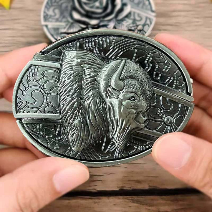 Stornfield | Metal Oval Cowboys Belt Buckle