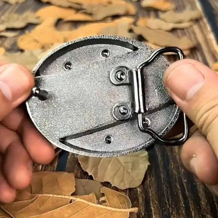 Stornfield | Metal Oval Cowboys Belt Buckle