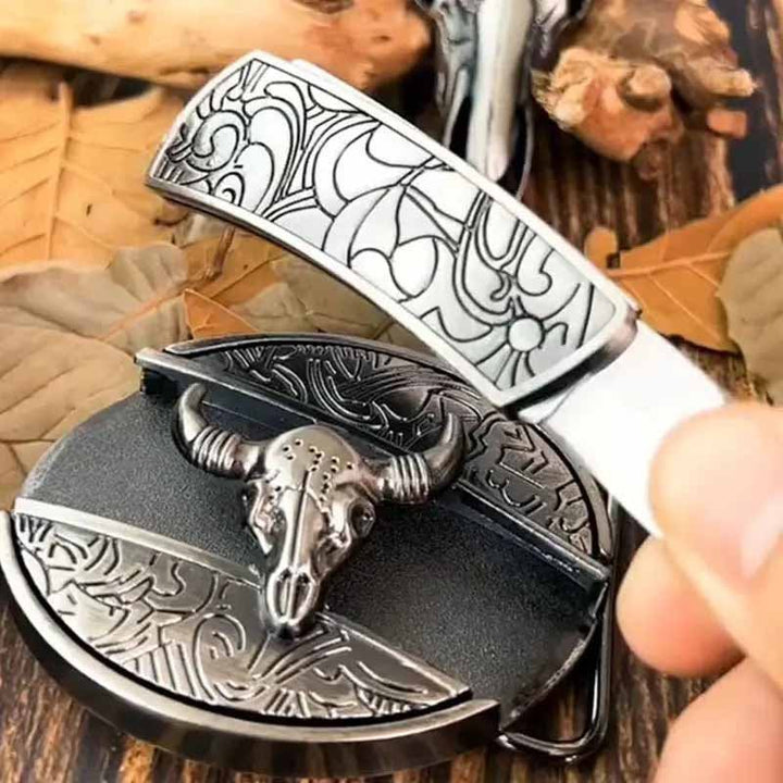 Stornfield | Metal Oval Cowboys Belt Buckle