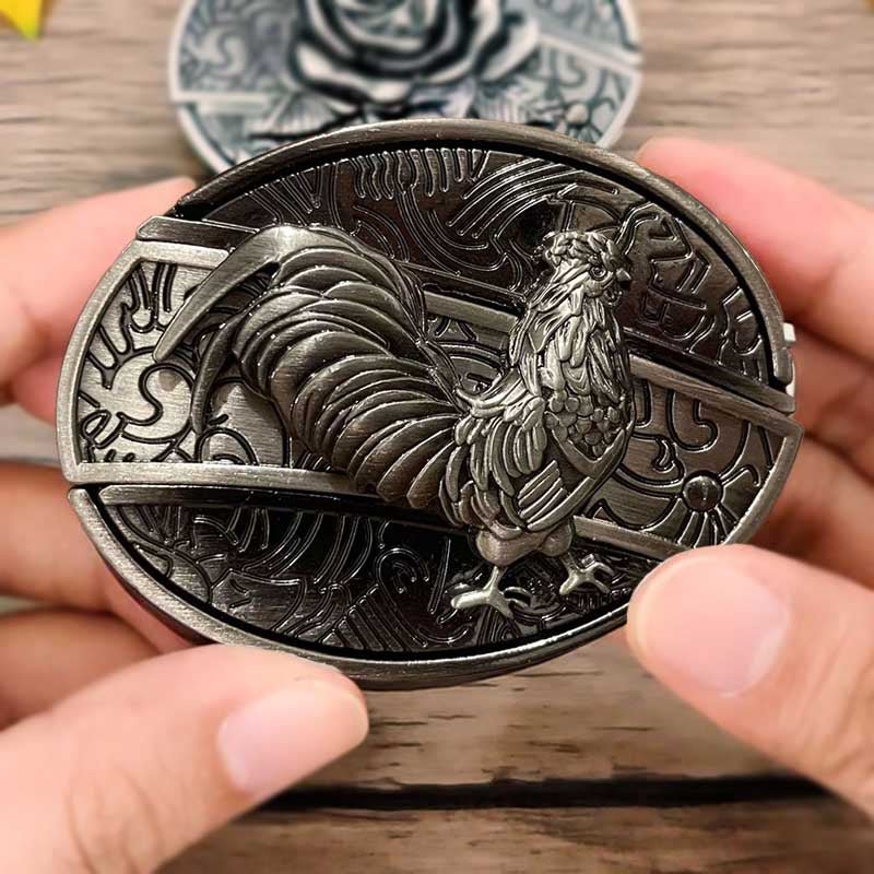 Stornfield | Metal Oval Cowboys Belt Buckle