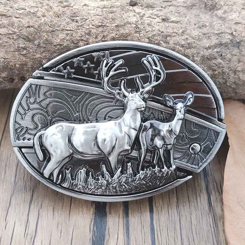 Stornfield | Metal Oval Cowboys Belt Buckle