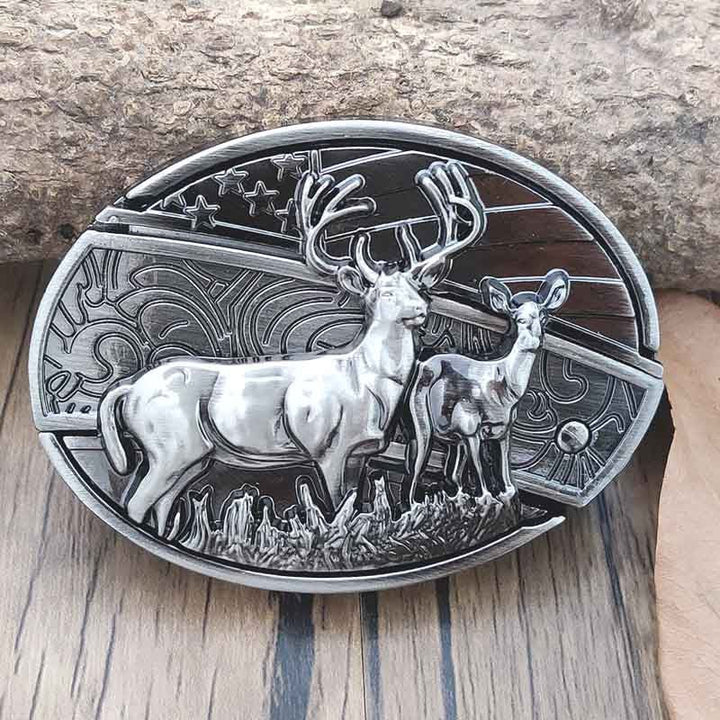 Stornfield | Metal Oval Cowboys Belt Buckle